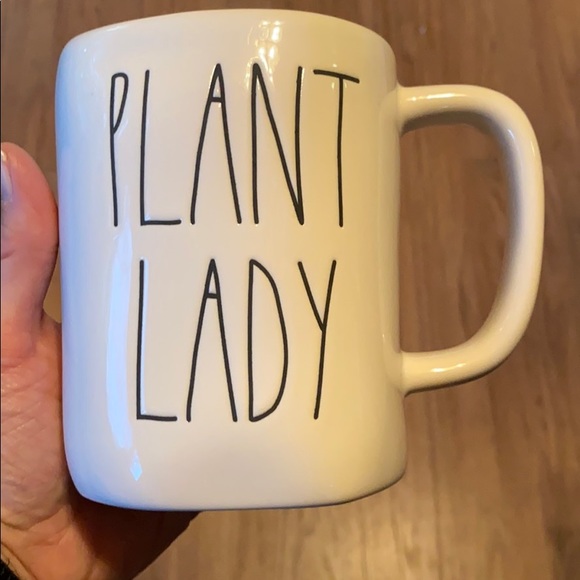 Rae Dunn Other - Rae Dunn PLANT LADY mug white LL green inside new